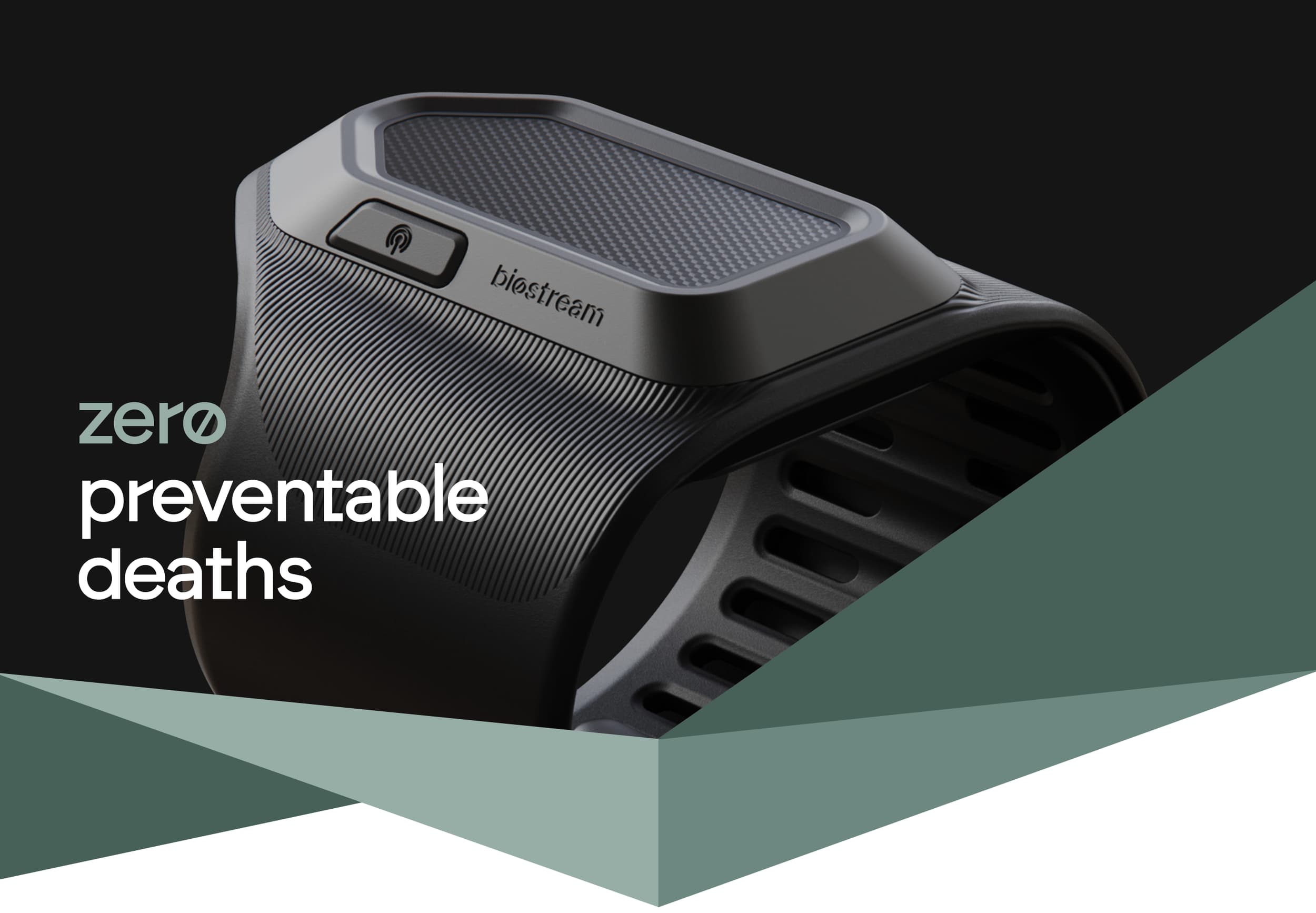 Biostream RTB wearable — zero preventable deaths